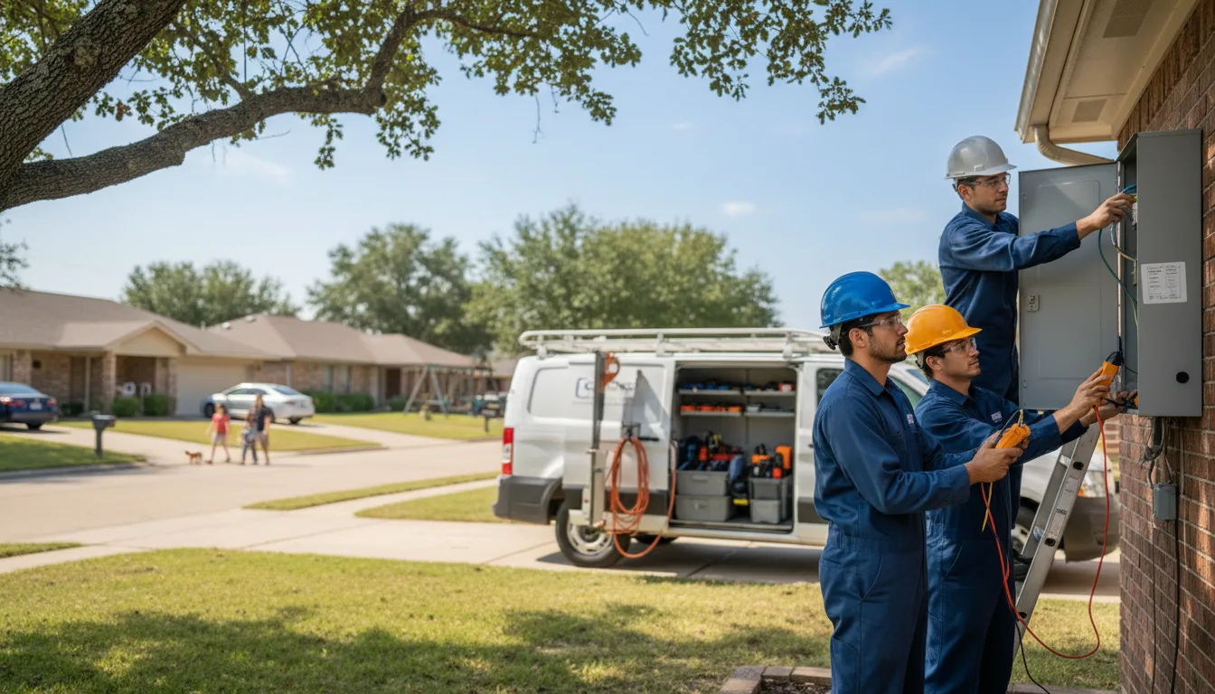 Certified electrician providing emergency electrical services in West Lebanon, IN